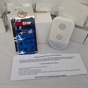 Liquid Topaz Dual Speaker Ultrasonic Pest Repellent With Nightlight & Bug Stop M